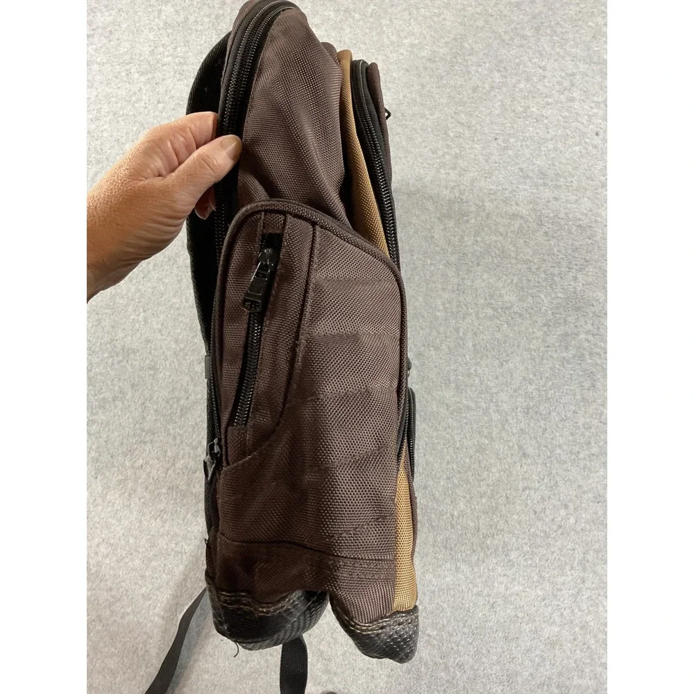 Ful Brown Tan Multi-Pocket Laptop Backpack Travel School Bag
